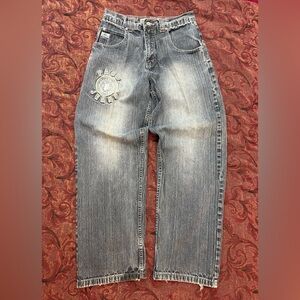 Y2K Paco Embroidered Baggy Jeans